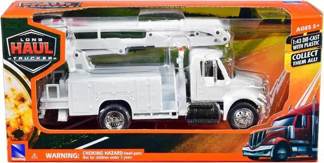 Alt view image 3 of 3 - International 4200 Line Maintenance Service Truck White "Long Haul Trucker" Series 1/43 Diecast Model by New Ray