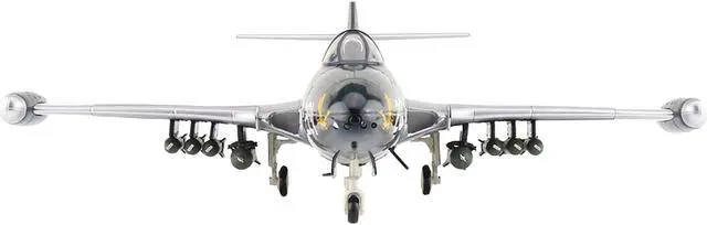 Alt view image 4 of 6 - Grumman F9F-5 Panther Aircraft "Golden Dragon, USS Oriskany" US Navy "Air Power Series" 1/48 Diecast Model by Hobby Master