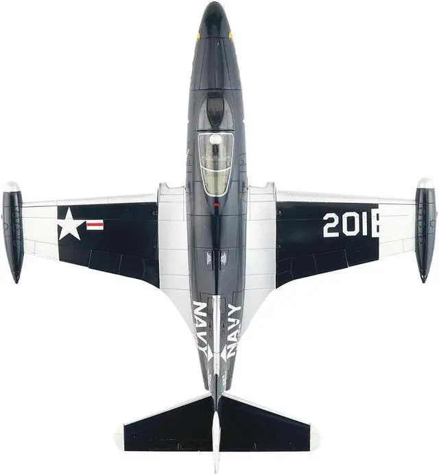 Alt view image 5 of 6 - Grumman F9F-5 Panther Aircraft "Golden Dragon, USS Oriskany" US Navy "Air Power Series" 1/48 Diecast Model by Hobby Master