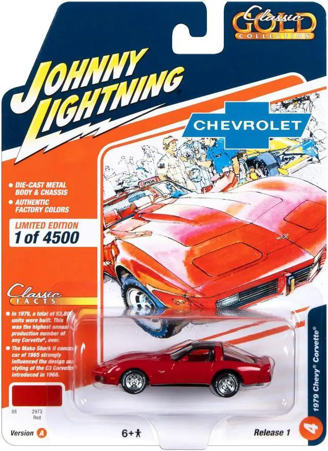 Alt view image 5 of 6 - "Classic Gold Collection" 2023 Set A of 6 Cars Release 1 1/64 Diecast Model Cars by Johnny Lightning