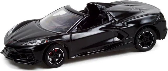 Alt view image 2 of 3 - 2020 Chevrolet Corvette C8 Stingray Convertible Black (Lot #3003) Barrett Jackson 1/64 Diecast Model Car by Greenlight