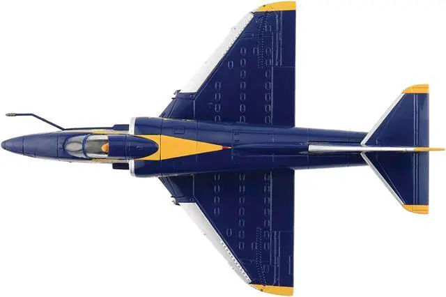 Alt view image 4 of 5 - Douglas A-4F Skyhawk Aircraft "Blue Angels #8" (2008) US Navy "Air Power Series" 1/72 Diecast Model by Hobby Master