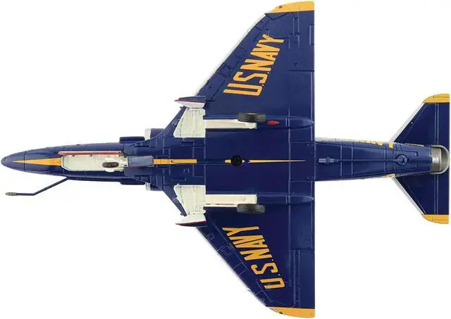 Alt view image 5 of 5 - Douglas A-4F Skyhawk Aircraft "Blue Angels #8" (2008) US Navy "Air Power Series" 1/72 Diecast Model by Hobby Master
