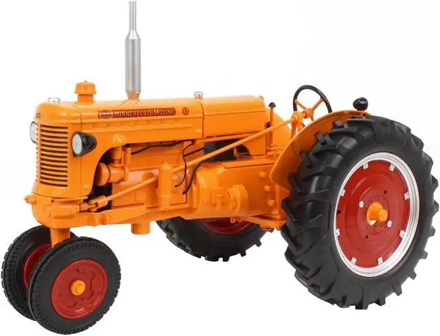 Alt view image 2 of 5 - Minneapolis Moline Model U Narrow Front Tractor Orange "Classic Series" 1/16 Diecast Model by SpecCast