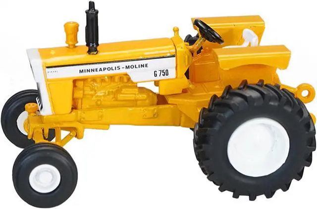 Alt view image 2 of 3 - Minneapolis Moline G750 Wide Front Tractor Yellow 1/64 Diecast Model by SpecCast