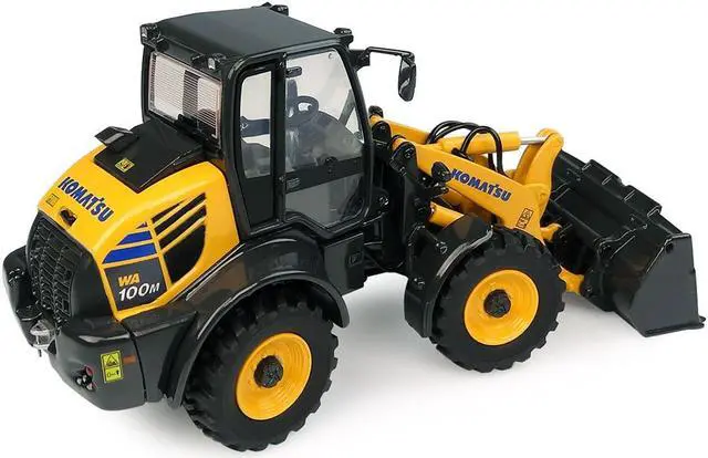Alt view image 4 of 5 - Komatsu WA100M-8 Wheel Loader 1/50 Diecast Model by Universal Hobbies