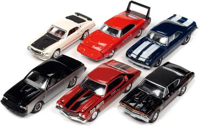 Alt view image 2 of 3 - "Racing Champions Mint 2022" Set of 6 Cars Release 1 1/64 Diecast Model Cars by Racing Champions