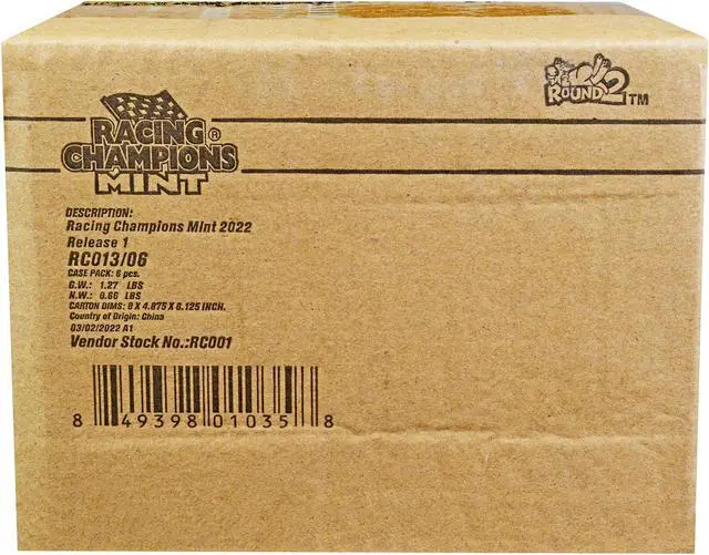 Alt view image 3 of 3 - "Racing Champions Mint 2022" Set of 6 Cars Release 1 1/64 Diecast Model Cars by Racing Champions