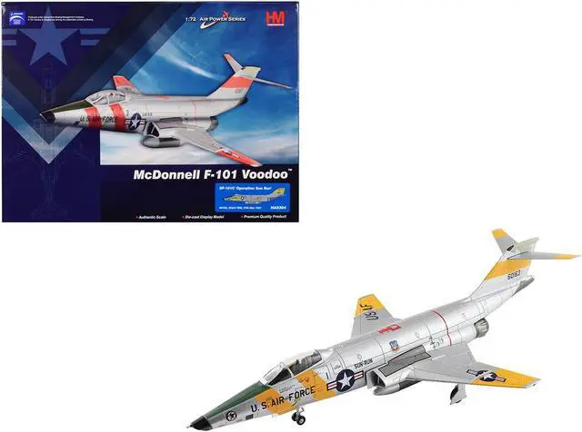 Main image of McDonnell RF-101C Voodoo Fighter Aircraft "363rd TRW, Operation Sun Run" (1957) US Air Force 1/72 Diecast Model by Hobby Master