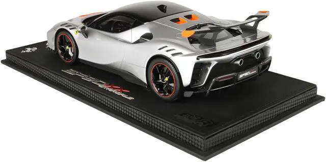 Alt view image 6 of 6 - Ferrari SF90 XX Stradale Bianco Artico/Artic White with Black Top with DISPLAY CASE Ltd Ed to 320 pieces 1/18 Model Car by BBR