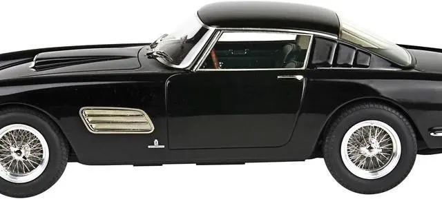 Alt view image 3 of 6 - 1957 Ferrari 250 GT Black w/Green Interior "Prince Bernhard of Holland" w/DISPLAY CASE Ltd Ed to 200 pcs 1/18 Model Car by BBR