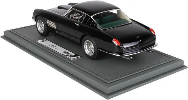 Alt view image 6 of 6 - 1957 Ferrari 250 GT Black w/Green Interior "Prince Bernhard of Holland" w/DISPLAY CASE Ltd Ed to 200 pcs 1/18 Model Car by BBR