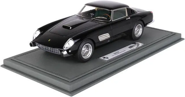 Alt view image 5 of 6 - 1957 Ferrari 250 GT Black w/Green Interior "Prince Bernhard of Holland" w/DISPLAY CASE Ltd Ed to 200 pcs 1/18 Model Car by BBR