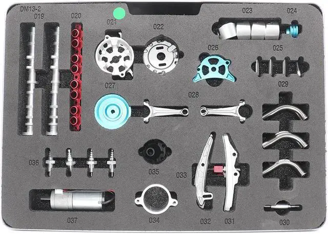 Alt view image 2 of 6 - Model Kit 4-Cylinder Diecast Engine Model Kit by Motor City Classics