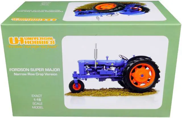 Alt view image 4 of 4 - Fordson Super Major Narrow Row Crop Version Tricycle Tractor 1/16 Diecast Model by Universal Hobbies