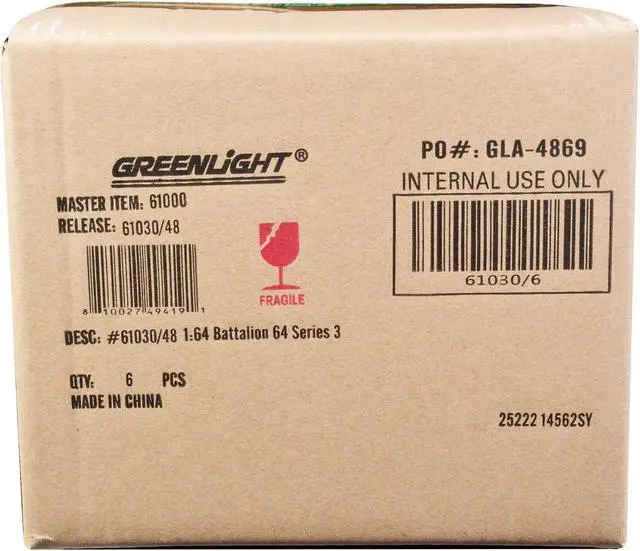 Alt view image 3 of 3 - "Battalion 64" Set of 6 pieces Series 3 1/64 Diecast Models by Greenlight