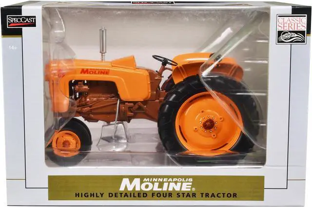 Main image of Minneapolis Moline Four Star Narrow Front Tractor Orange "Classic Series" 1/16 Diecast Model by SpecCast