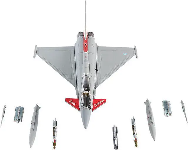 Alt view image 5 of 5 - Eurofighter Typhoon FGR4 EF-2000 Aircraft "No.41(R) Squadron" (2016) British Royal Air Force 1/72 Diecast Model by JC Wings