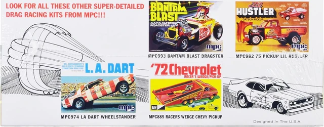 Alt view image 2 of 5 - Skill 2 Model Kit Ford Mustang Long Nose Funny Car "Shirley Muldowney" 1/25 Scale Model by MPC