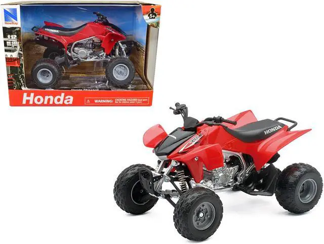 Main image of Honda TRX 450R ATV Red 1/12 Diecast Motorcycle Model by New Ray