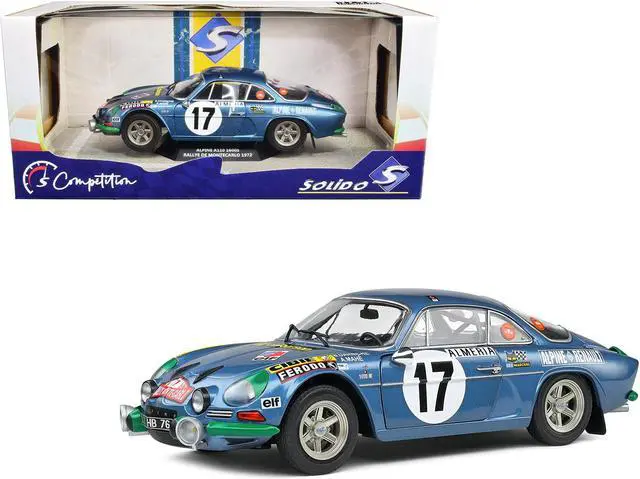 Main image of Alpine A110 1600S #17 Darniche - Mahe "Rallye de Monte-Carlo" (1972) "Competition" Series 1/18 Diecast Model Car by Solido