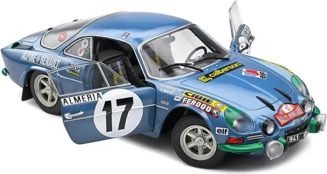 Alt view image 2 of 5 - Alpine A110 1600S #17 Darniche - Mahe "Rallye de Monte-Carlo" (1972) "Competition" Series 1/18 Diecast Model Car by Solido