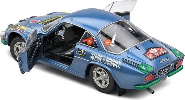 Alt view image 4 of 5 - Alpine A110 1600S #17 Darniche - Mahe "Rallye de Monte-Carlo" (1972) "Competition" Series 1/18 Diecast Model Car by Solido