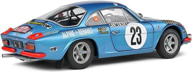 Alt view image 5 of 5 - Alpine A110 1600S #23 "Rallye Monte-Carlo" (1972) "Competition" Series 1/18 Die Cast Model Car by Solido