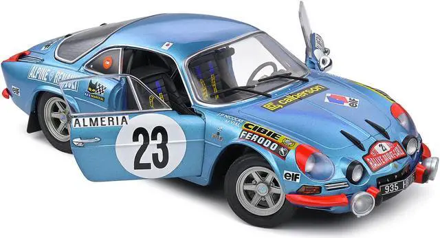 Alt view image 2 of 5 - Alpine A110 1600S #23 "Rallye Monte-Carlo" (1972) "Competition" Series 1/18 Die Cast Model Car by Solido