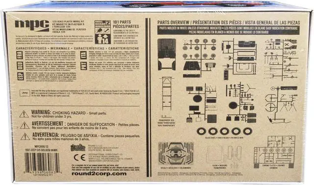 Alt view image 4 of 4 - Skill 2 Model Kit 1981 Jeep CJ5 Golden Hawk 1/25 Scale Model Car by MPC