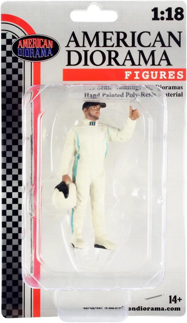 Alt view image 4 of 8 - "Racing Legends" 2000's Figure A for 1/18 Scale Models by American Diorama
