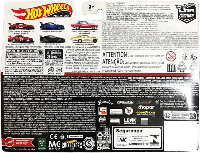 Alt view image 2 of 3 - 1963 Plymouth Belvedere 426 Wedge White & Red w/Blue & 1965 Dodge Coronet Yellow & White Set Diecast Model Cars by Hot Wheels