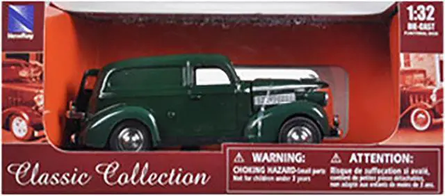 Alt view image 3 of 3 - 1939 Chevrolet Sedan Delivery Green 1/32 Diecast Car Model by New Ray