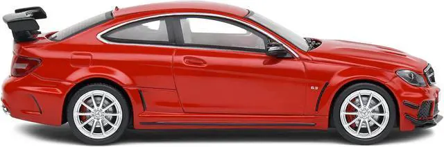 Alt view image 2 of 5 - 2012 Mercedes-Benz C63 AMG Black Series Fire Opal Red 1/43 Diecast Model Car by Solido
