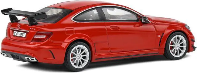 Alt view image 3 of 5 - 2012 Mercedes-Benz C63 AMG Black Series Fire Opal Red 1/43 Diecast Model Car by Solido
