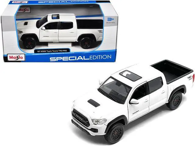 Main image of 2023 Toyota Tacoma TRD PRO Pickup Truck White with Sunroof "Special Edition" Series 1/27 Diecast Model Car by Maisto