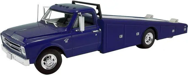 Main image of 1967 Chevrolet C30 Ramp Truck Blue Limited Edition to 312 pieces Worldwide 1/18 Diecast Model Car by ACME