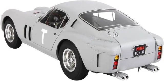 Alt view image 4 of 6 - Ferrari 250 GTO Willy Mairesse - Stirling Moss Test Monza (1961) with DISPLAY CASE Limited Ed to 462 pcs 1/18 Model Car by BBR