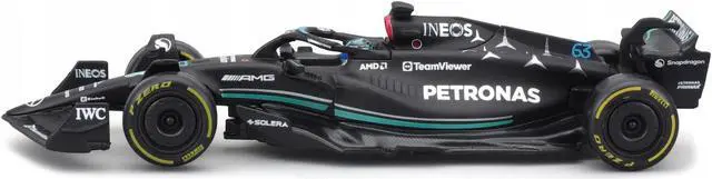 Alt view image 2 of 5 - Mercedes-AMG F1 W14 E Performance #63 "Petronas" "F1 World Championship" (2023) w/Driver 1/43 Diecast Model Car by Bburago