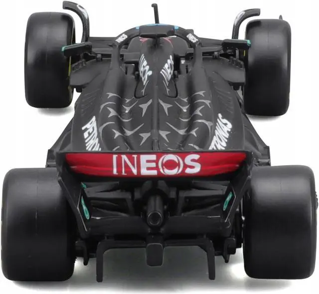 Alt view image 5 of 5 - Mercedes-AMG F1 W14 E Performance #63 "Petronas" "F1 World Championship" (2023) w/Driver 1/43 Diecast Model Car by Bburago