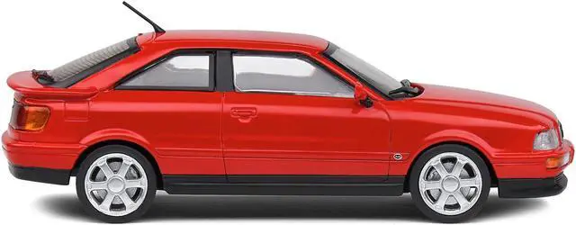 Alt view image 2 of 5 - 1992 Audi Coupe S2 Lazer Red 1/43 Diecast Model Car by Solido