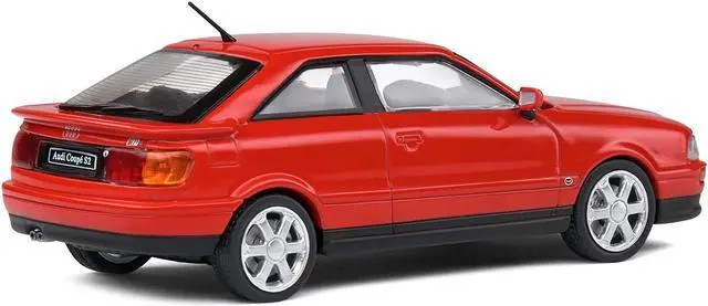 Alt view image 3 of 5 - 1992 Audi Coupe S2 Lazer Red 1/43 Diecast Model Car by Solido