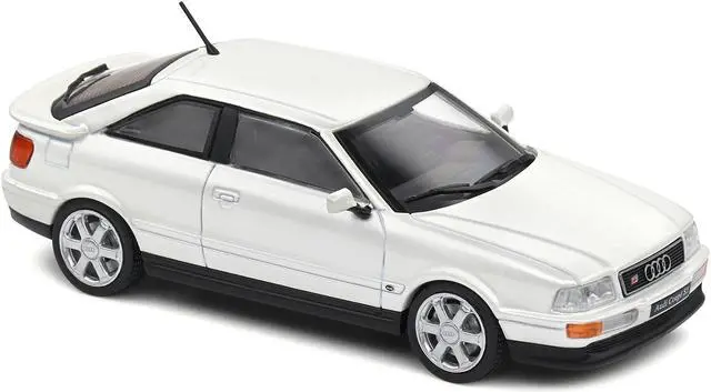 Alt view image 4 of 5 - 1992 Audi Coupe S2 Pearl White Metallic 1/43 Diecast Model Car by Solido