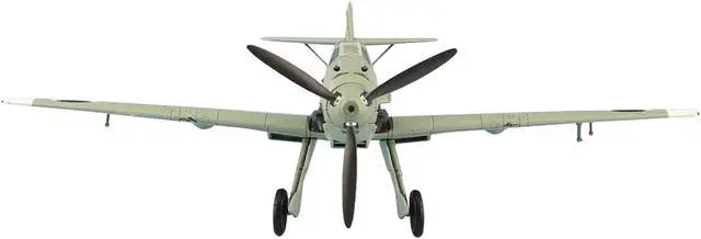 Alt view image 3 of 6 - Messerschmitt BF 109E-3 Fighter Aircraft "Spanish Civil War" (1939) "Air Power Series" 1/48 Diecast Model by Hobby Master