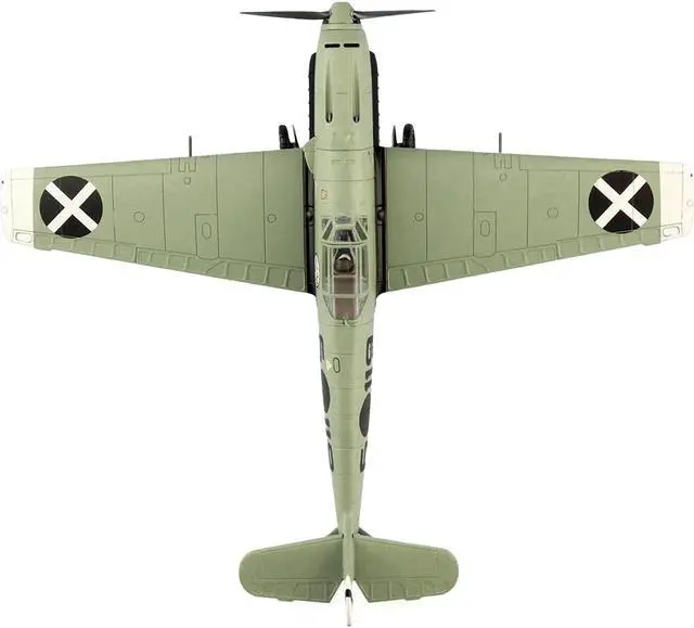 Alt view image 5 of 6 - Messerschmitt BF 109E-3 Fighter Aircraft "Spanish Civil War" (1939) "Air Power Series" 1/48 Diecast Model by Hobby Master