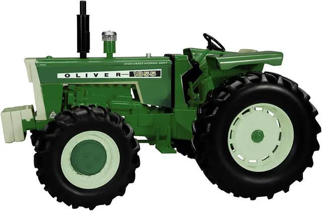 Alt view image 2 of 3 - Oliver 1855 Front Wheel Assist Tractor Green "Classic Series" 1/16 Diecast Model by SpecCast