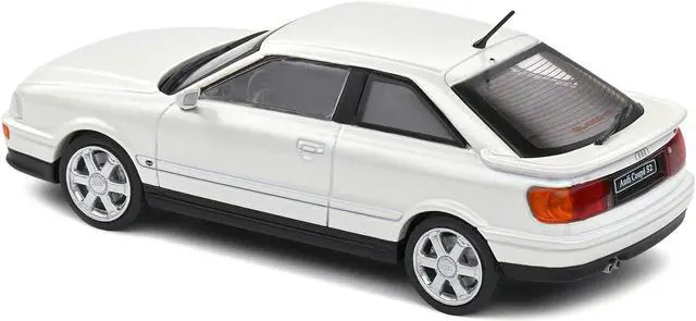 Alt view image 5 of 5 - 1992 Audi Coupe S2 Pearl White Metallic 1/43 Diecast Model Car by Solido