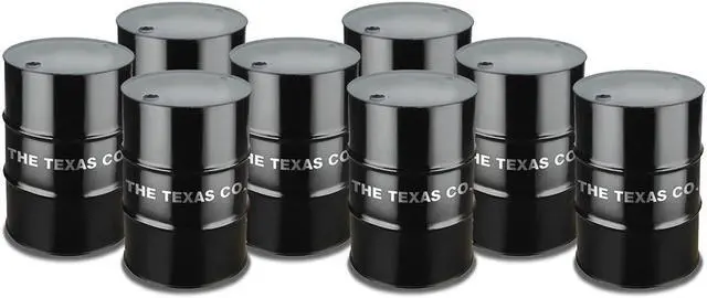 Alt view image 4 of 4 - 1930 Chevrolet Stake Truck & 8 Oil Barrels & Oil Derricks Diorama "Texaco" 1/43 Diecast Model by Auto World