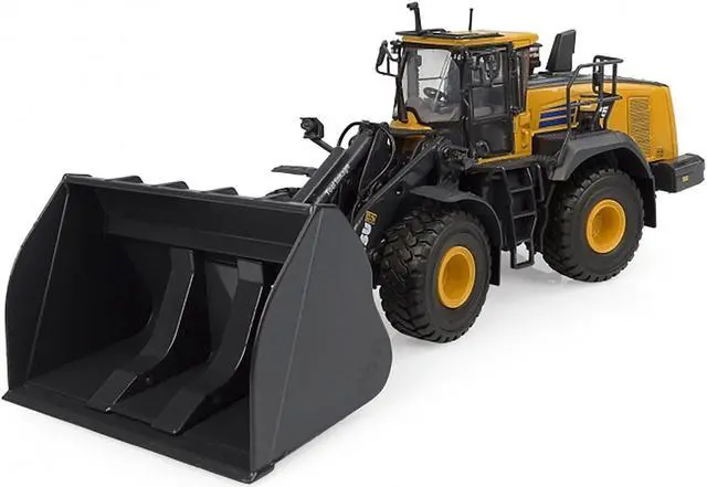 Alt view image 2 of 6 - Komatsu WA475-10 Wheel Loader Yellow with High Dump Bucket 1/50 Diecast Model by Universal Hobbies