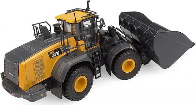 Alt view image 5 of 6 - Komatsu WA475-10 Wheel Loader Yellow with High Dump Bucket 1/50 Diecast Model by Universal Hobbies